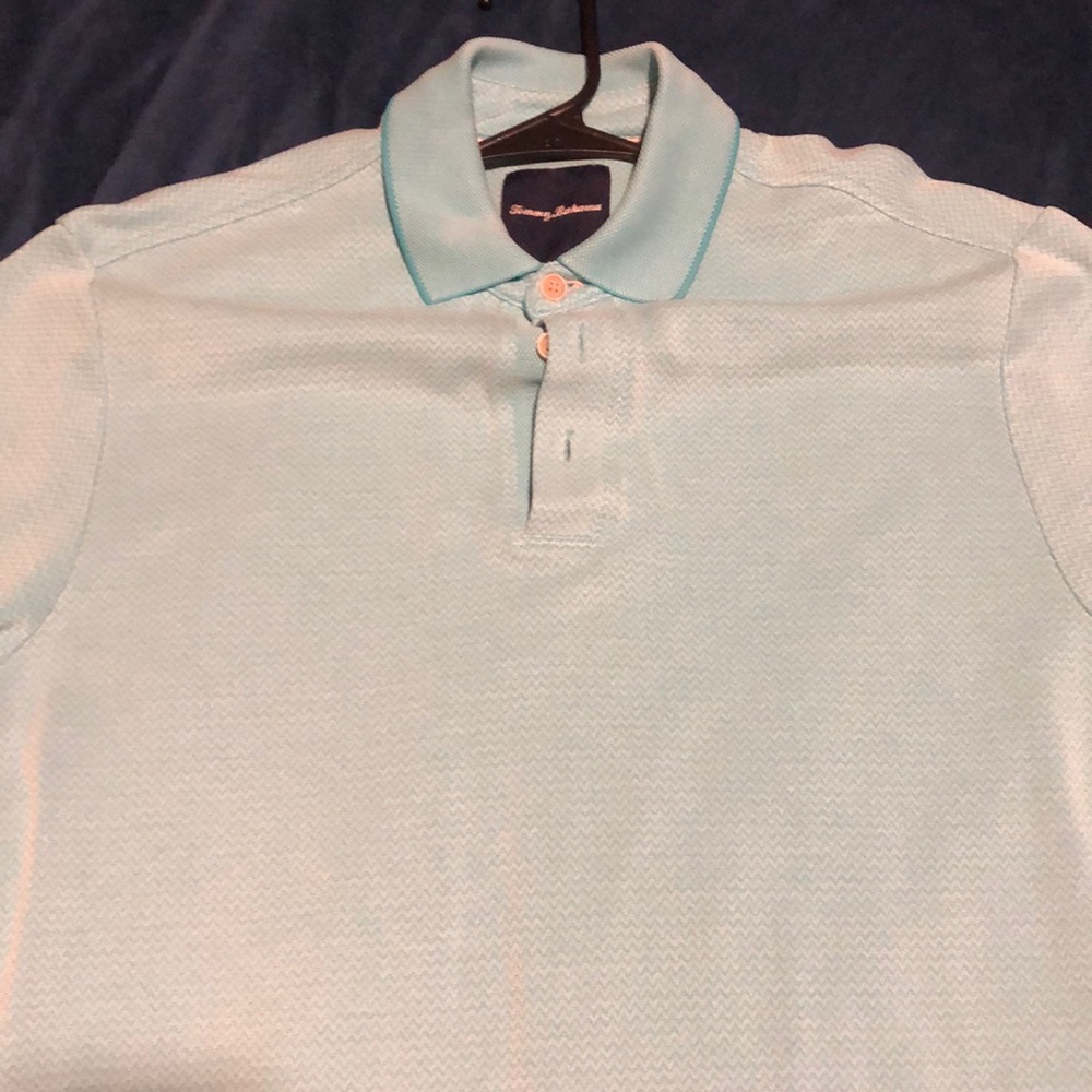 Men’s light blue Tommy Bahama Polo